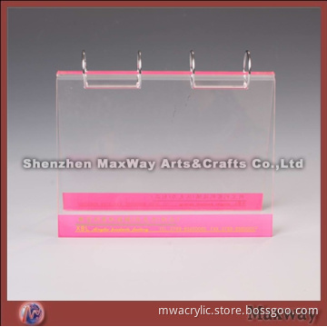 Pink Pretty High-quality Acrylic Calendar Holder